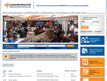 Tablet Screenshot of empleabilidad.uniminuto.edu