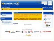 Tablet Screenshot of especiales.uniminuto.edu